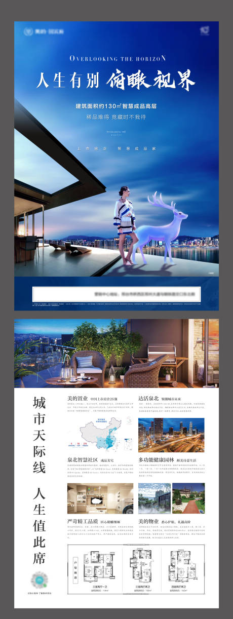 源文件下载【享设计】搜索编号：91170001299816192【地产价值点户型DM宣传单页】