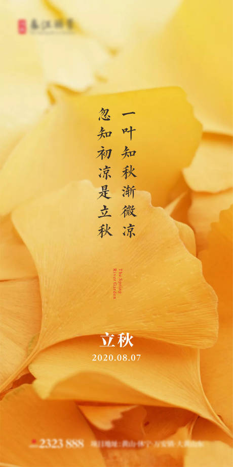 源文件下载【立秋节气移动端海报】编号：20200730171550543
