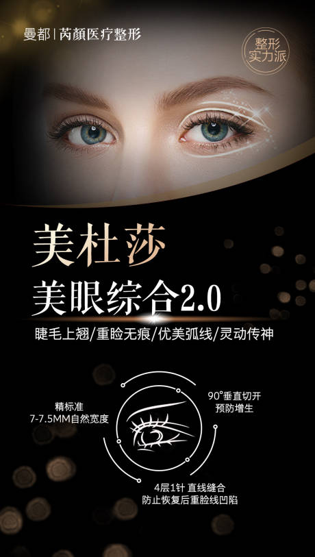 源文件下载【医美整形眼综合海报】编号：36250001320294989