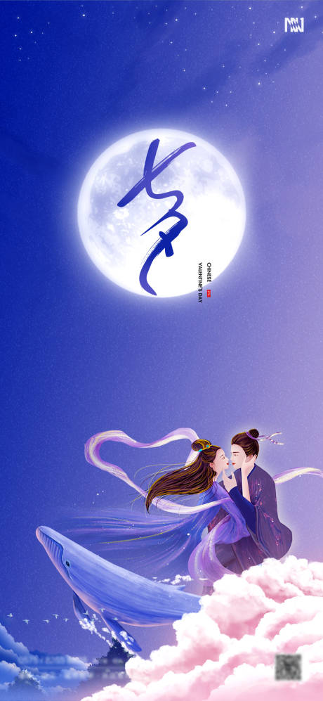 源文件下载【七夕海报】编号：57480001537871732
