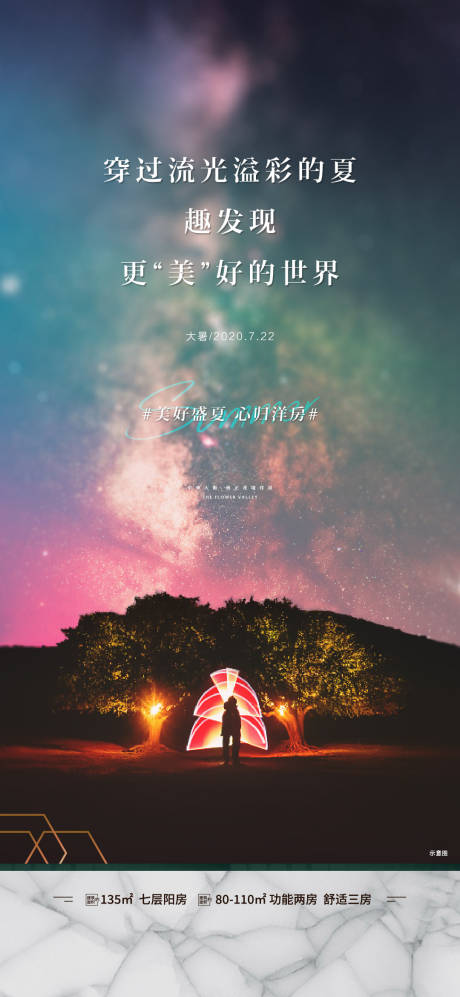 源文件下载【大暑节气移动端海报】编号：90390001474073335
