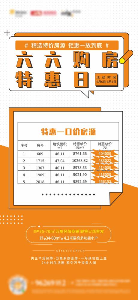 源文件下载【地产特价房海报】编号：69210001322086726