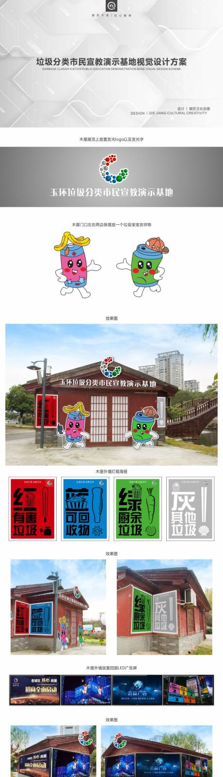 源文件下载【享设计】搜索编号：47700001288542497【垃圾分类展厅提案】