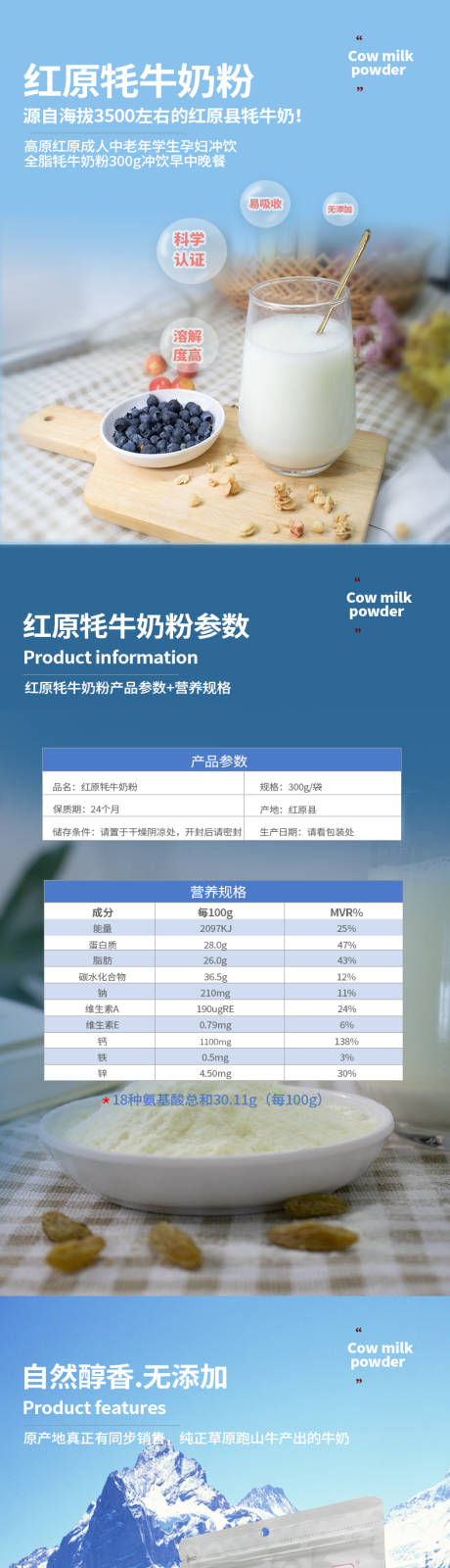 源文件下载【牦牛奶粉详情页】编号：33780001326431497