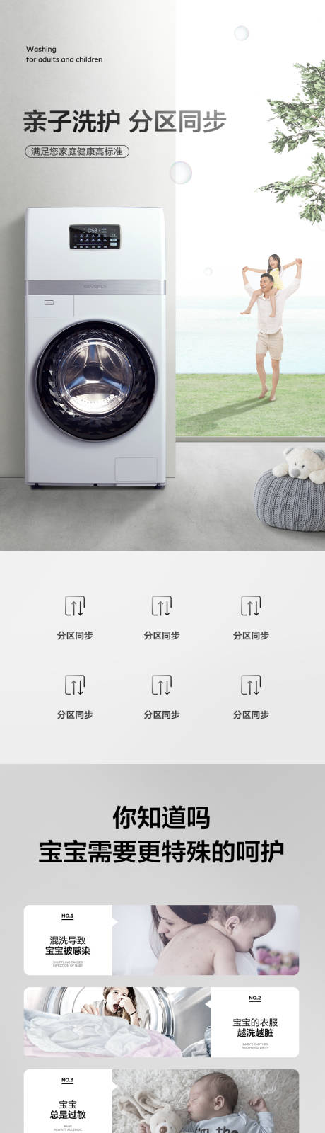 源文件下载【享设计】搜索编号：83890001420609006【家用电器静音半自动洗衣机详情页】