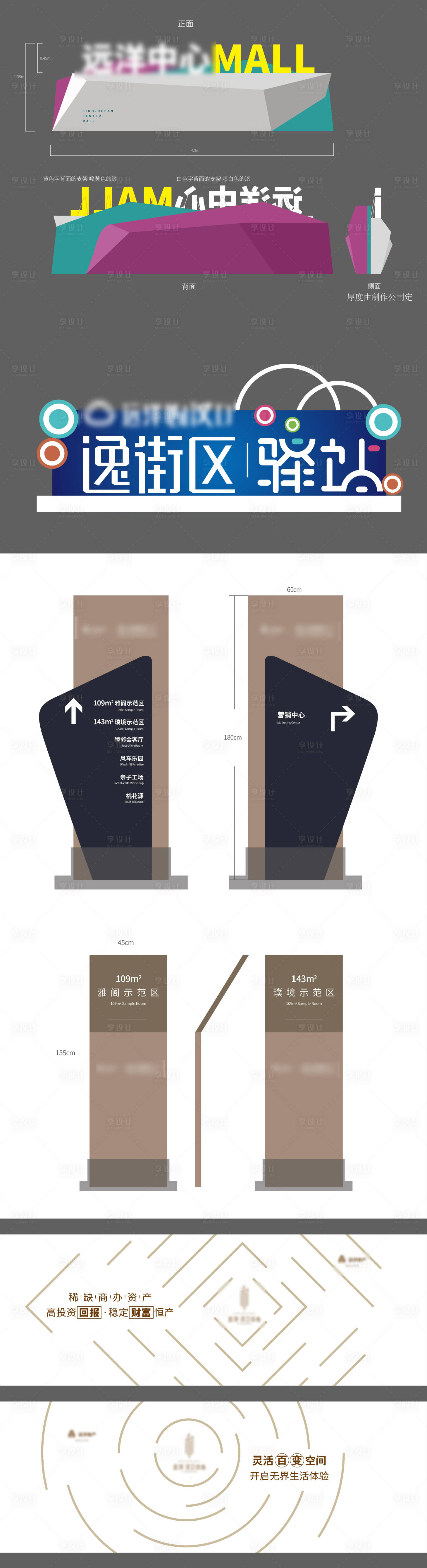 源文件下载【指示牌系列展示】编号：76860001448575706