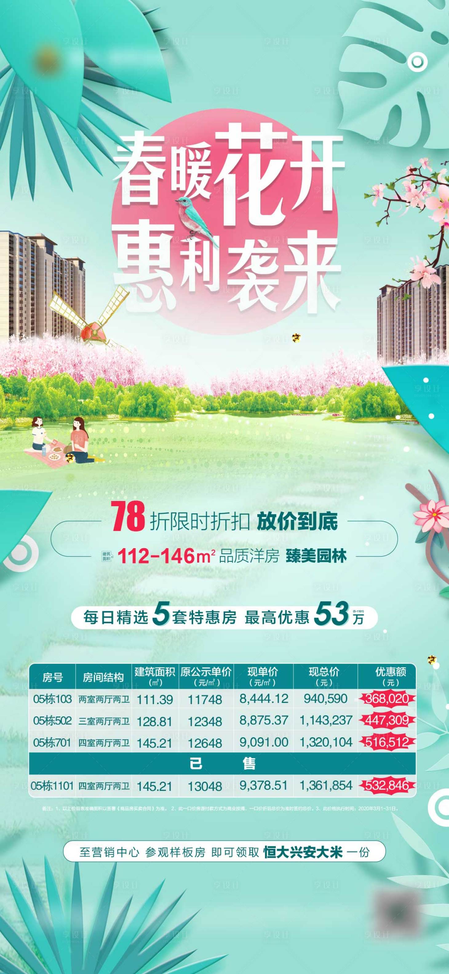 源文件下載【享設(shè)計】搜索編號：69920001352168649【地產(chǎn)特價房海報】