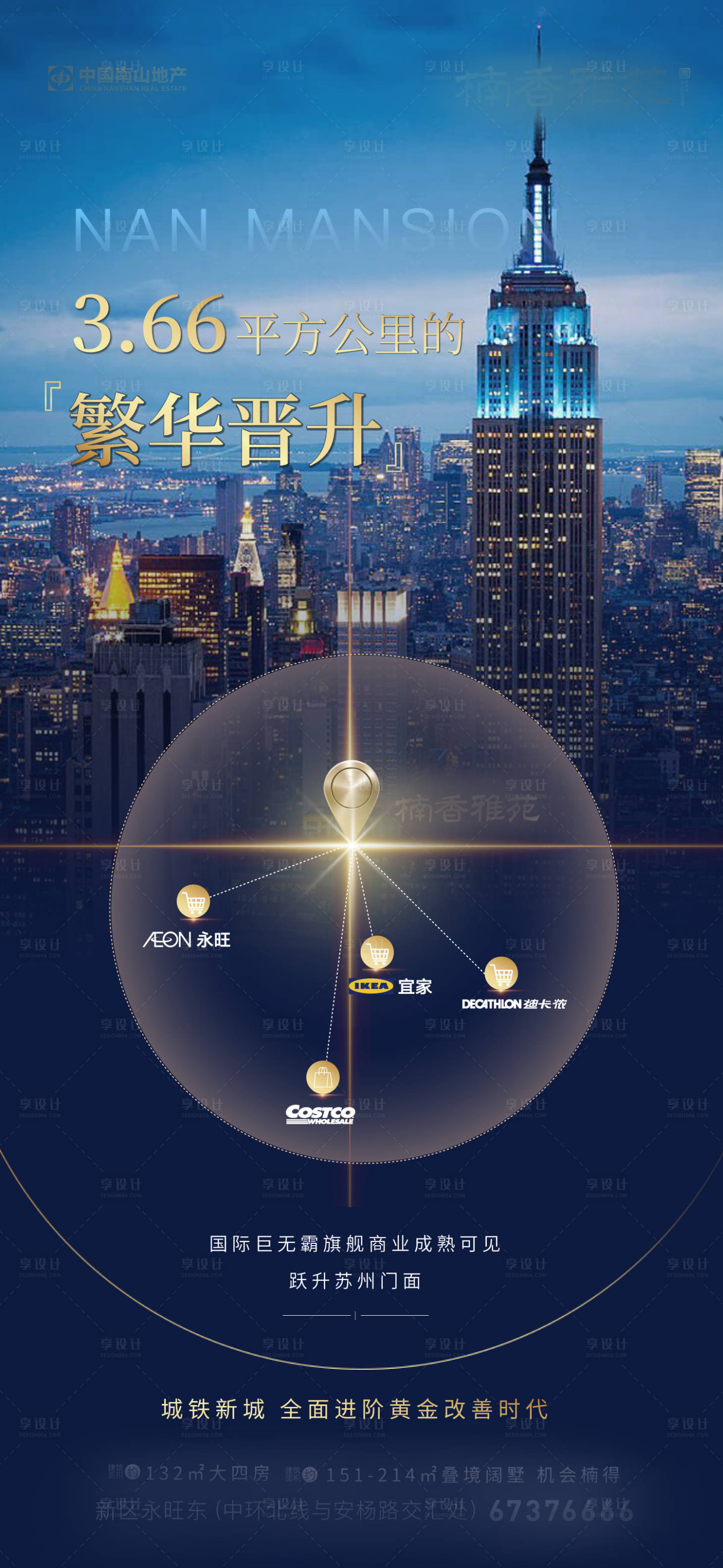 源文件下载【享设计】搜索编号：64840001330809866【地产价值点海报】