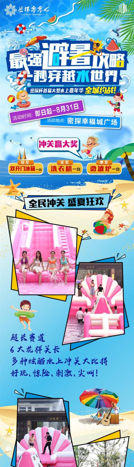 源文件下载【夏日避暑攻略长图海报（需置入再嵌入）】编号：46340001613633766