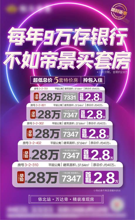 源文件下载【享设计】搜索编号：98510001774765174【房地产房源海报】