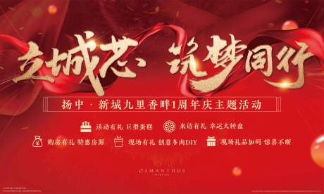 源文件下載【房地產周年慶活動背景板】編號：82160001684674861
