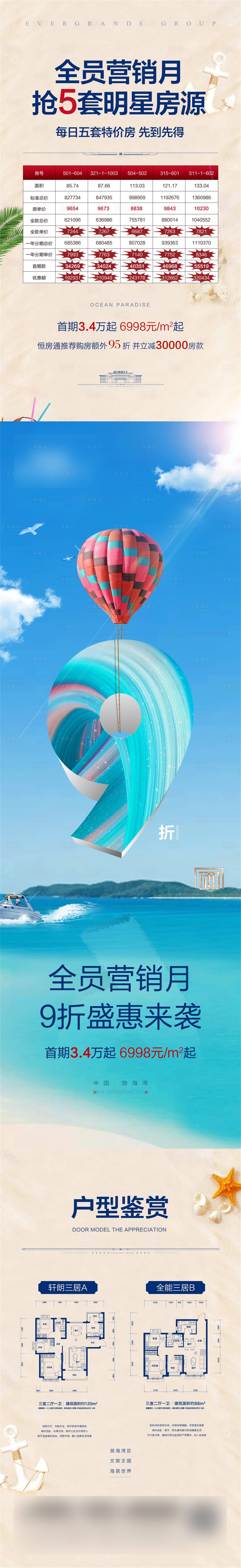 源文件下載【享設計】搜索編號：50540001742058750【全員營銷特價房戶型長圖海報】