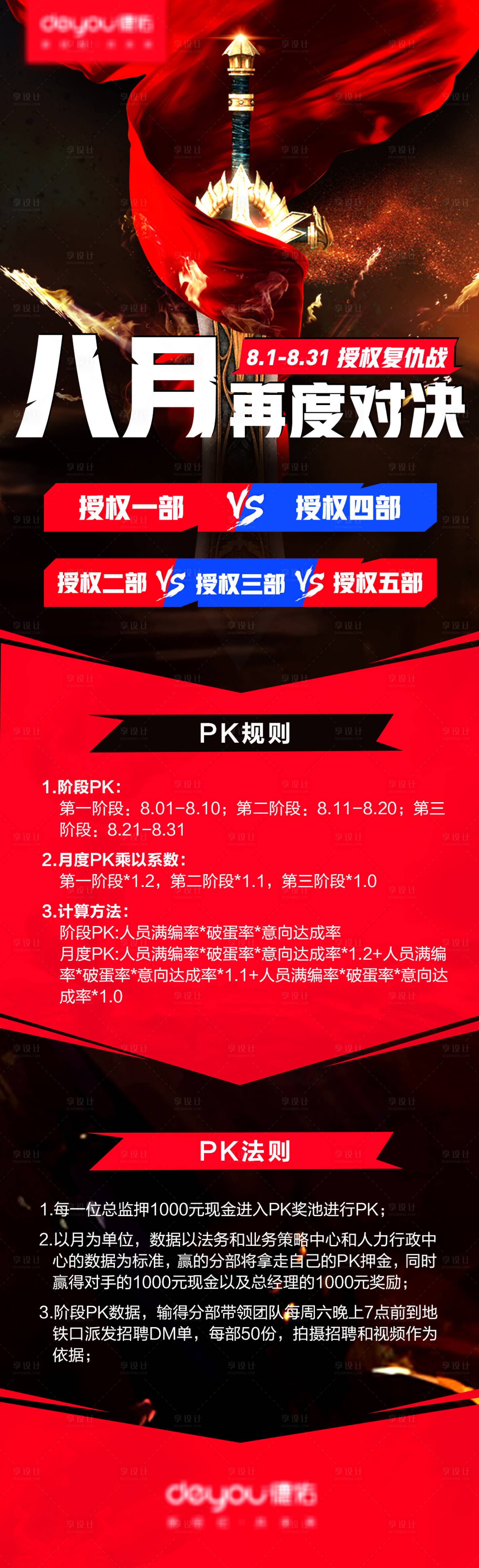 源文件下载【享设计】搜索编号：34180001581607365【巅峰对决荣耀PK移动端长图海报】
