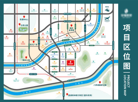 源文件下载【房地产区位图】编号：37620001657714082