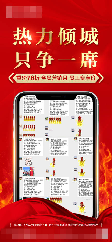 源文件下载【地产喜报热销海报】编号：58590001810606221