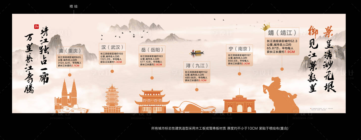 源文件下載【享設(shè)計(jì)】搜索編號(hào)：52590001738003528【長(zhǎng)江文化墻美陳桁架】
