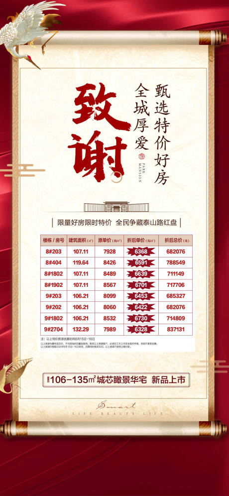 源文件下载【地产特价房卷轴海报】编号：57460001675145481
