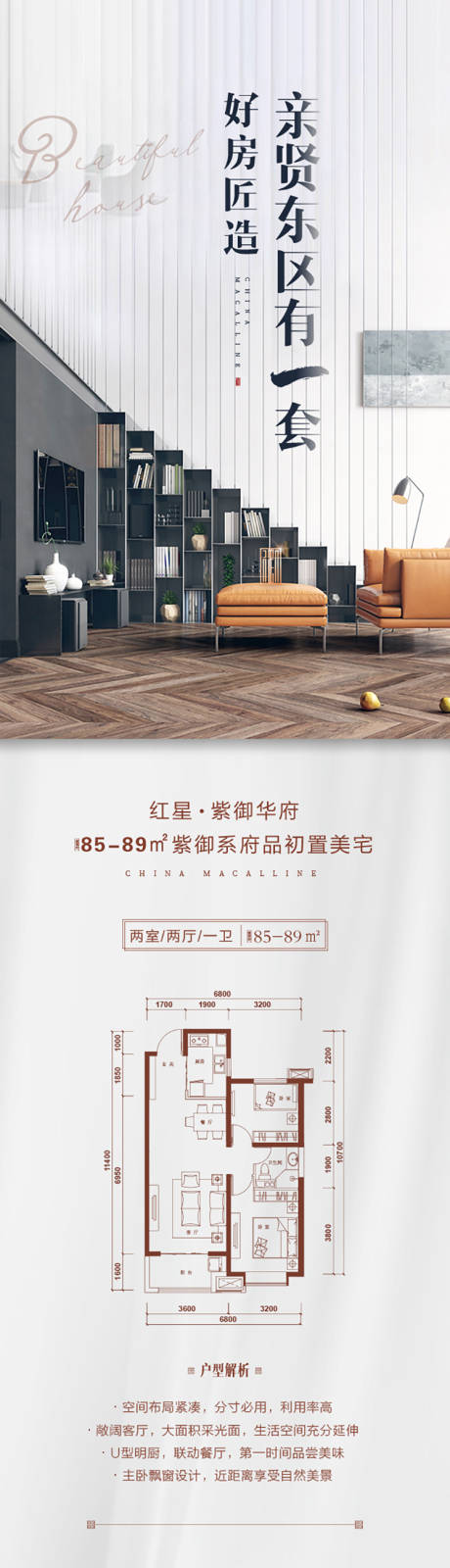 源文件下載【房地產價值點戶型長圖海報】編號：91720001762291293