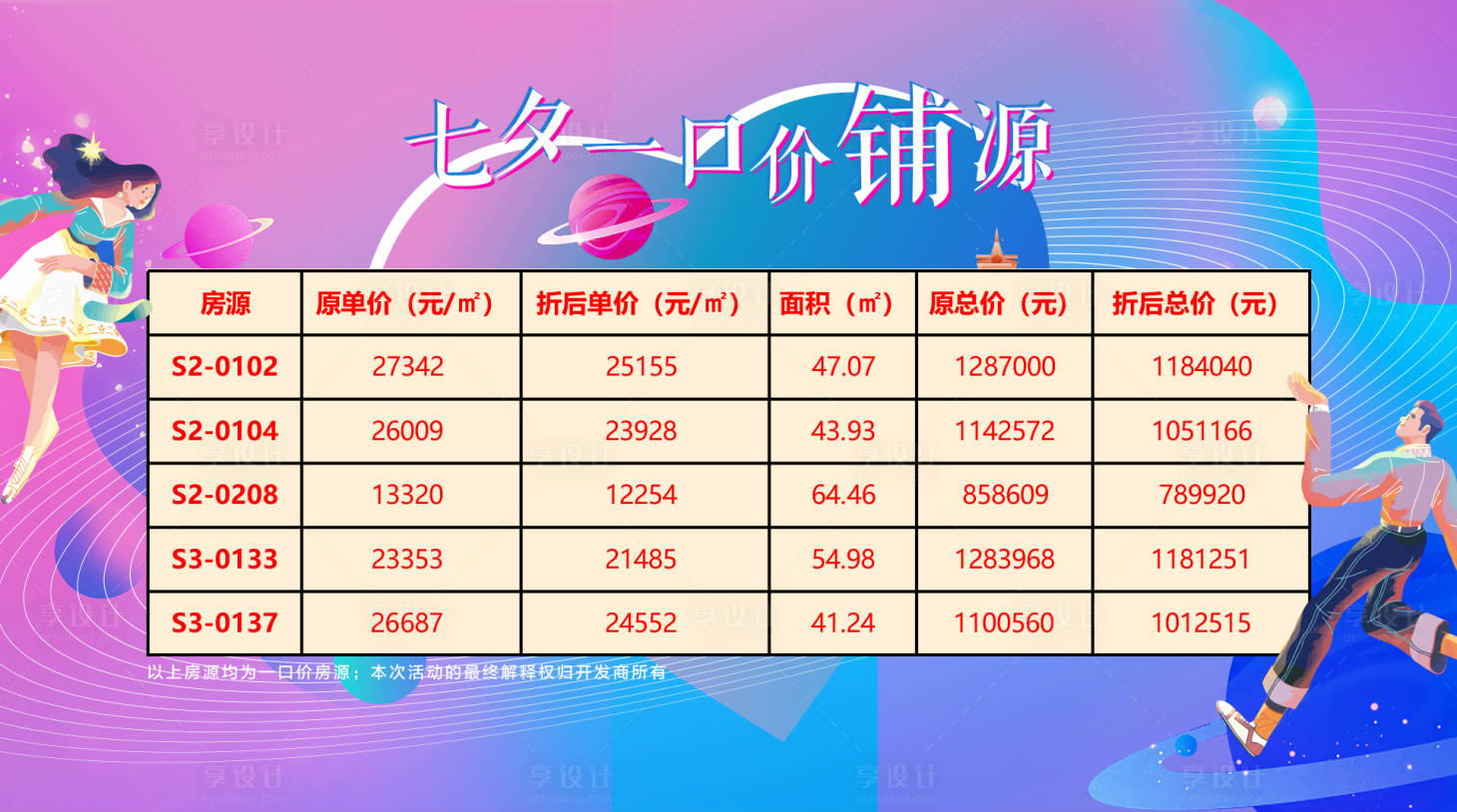 源文件下载【房地产特价房房源活动展板】编号：37290001799866836
