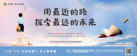 源文件下载【地产学区房价值点海报展板】编号：41980001782311161
