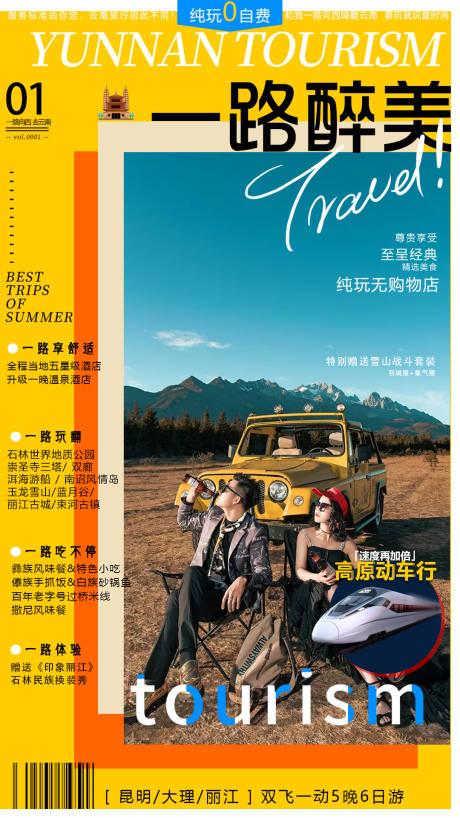 源文件下载【杂志风云南旅游海报】编号：87000001646075398