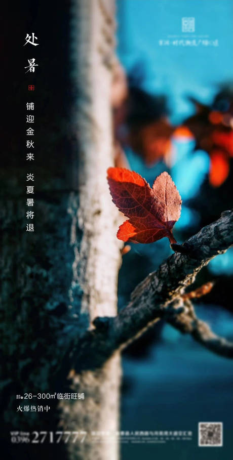 源文件下载【公园地产处暑节气海报】编号：38470001668181204