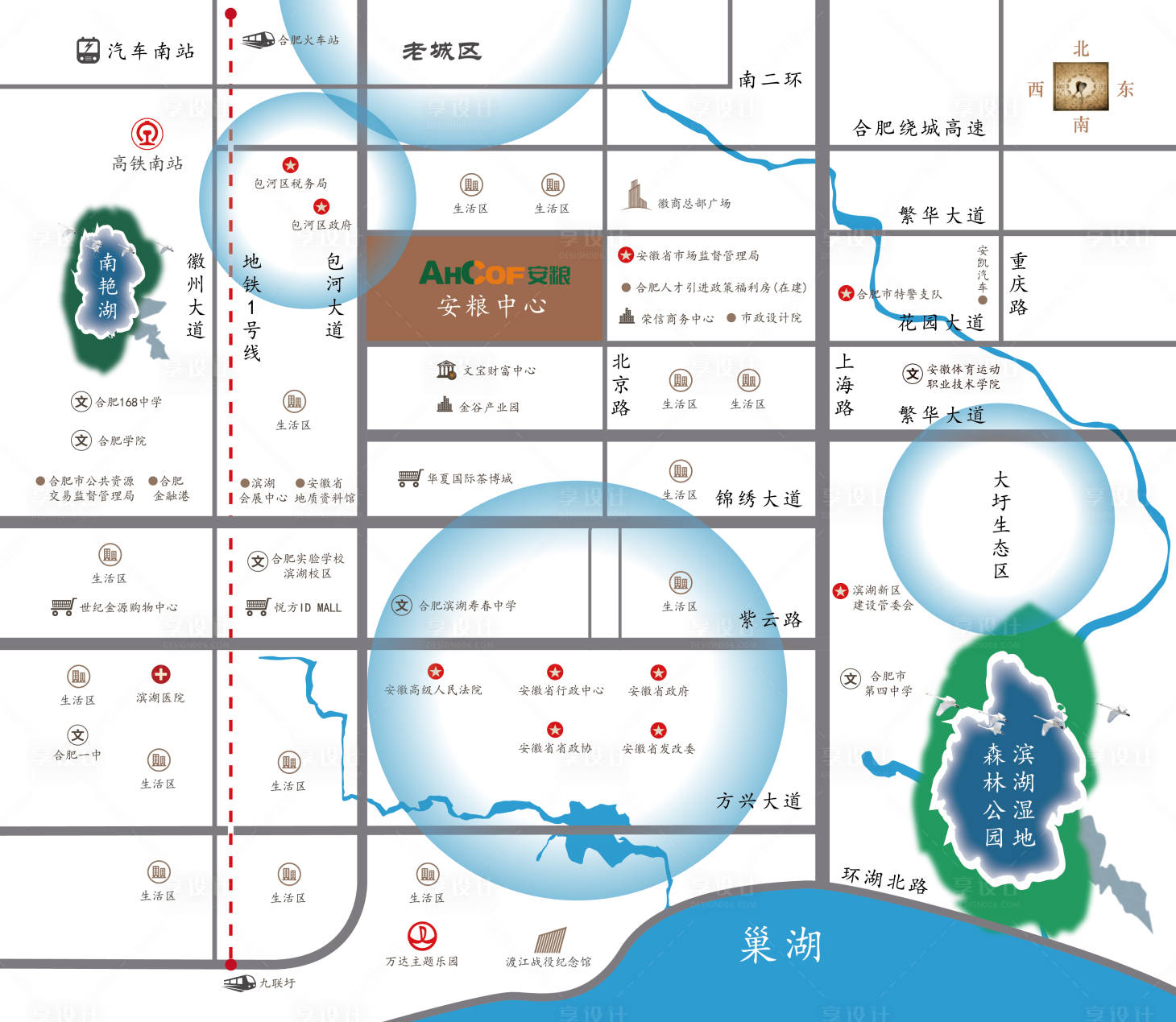 源文件下载【享设计】搜索编号：51960001720244430【地产区位广告展板】