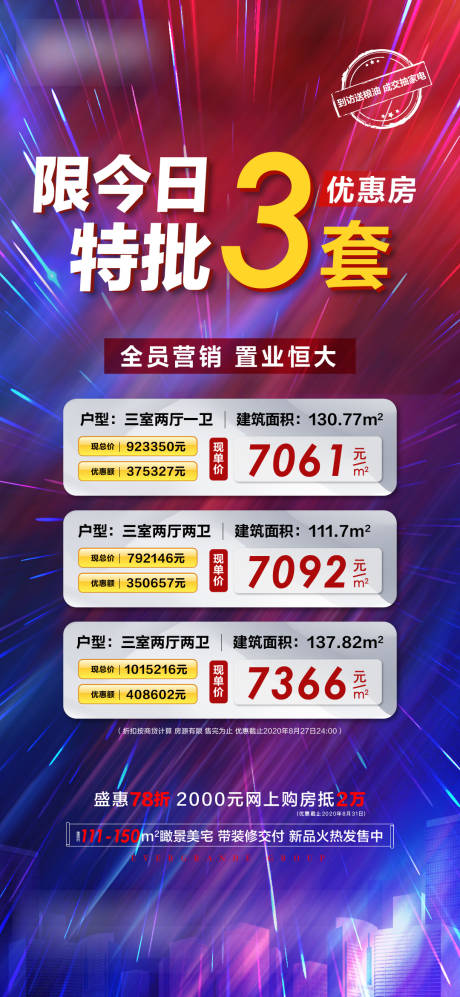 源文件下載【享設(shè)計(jì)】搜索編號(hào)：67070001830765999【全員營銷特價(jià)房海報(bào)】
