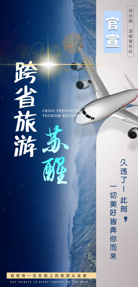 源文件下载【旅游复工海报】编号：56080001594421819