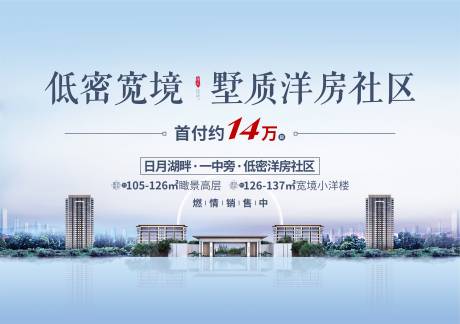 源文件下载【地产洋房海报展板 】编号：74900001810882507