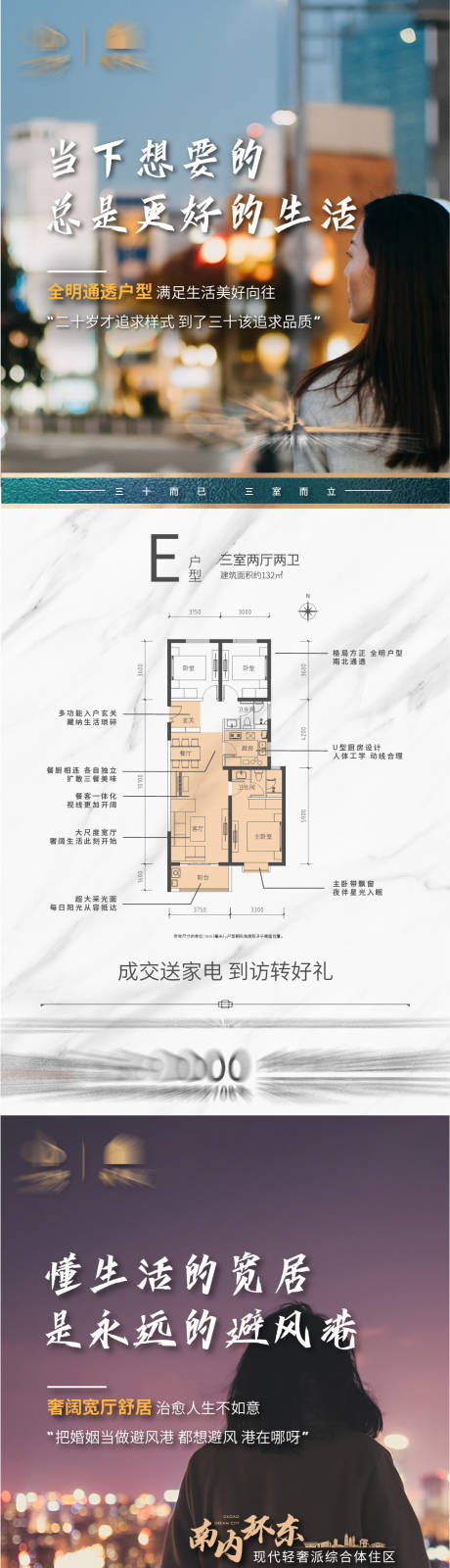 源文件下载【地产三十而已户型系列海报】编号：20200807115403332