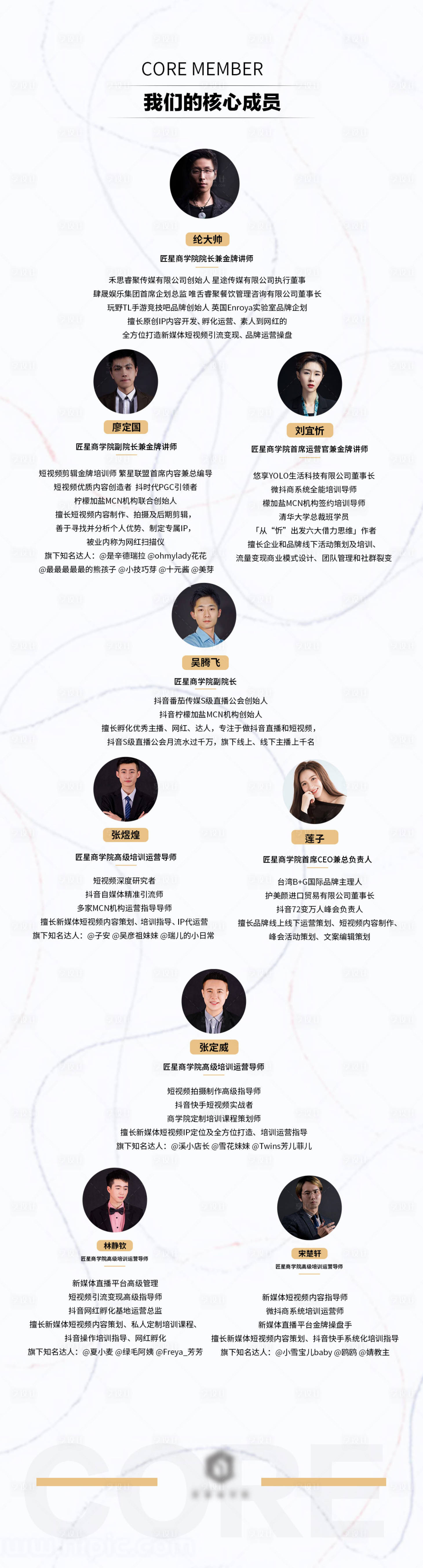 源文件下載【享設計】搜索編號：53110001599316854【簡約導師介紹海報】