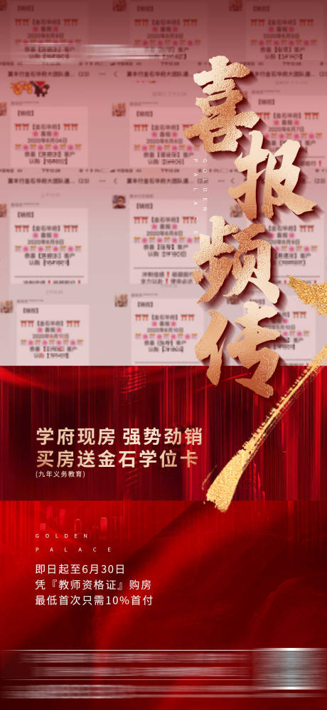 源文件下載【享設計】搜索編號：31980001808349055【地產熱銷火爆人氣微信海報】