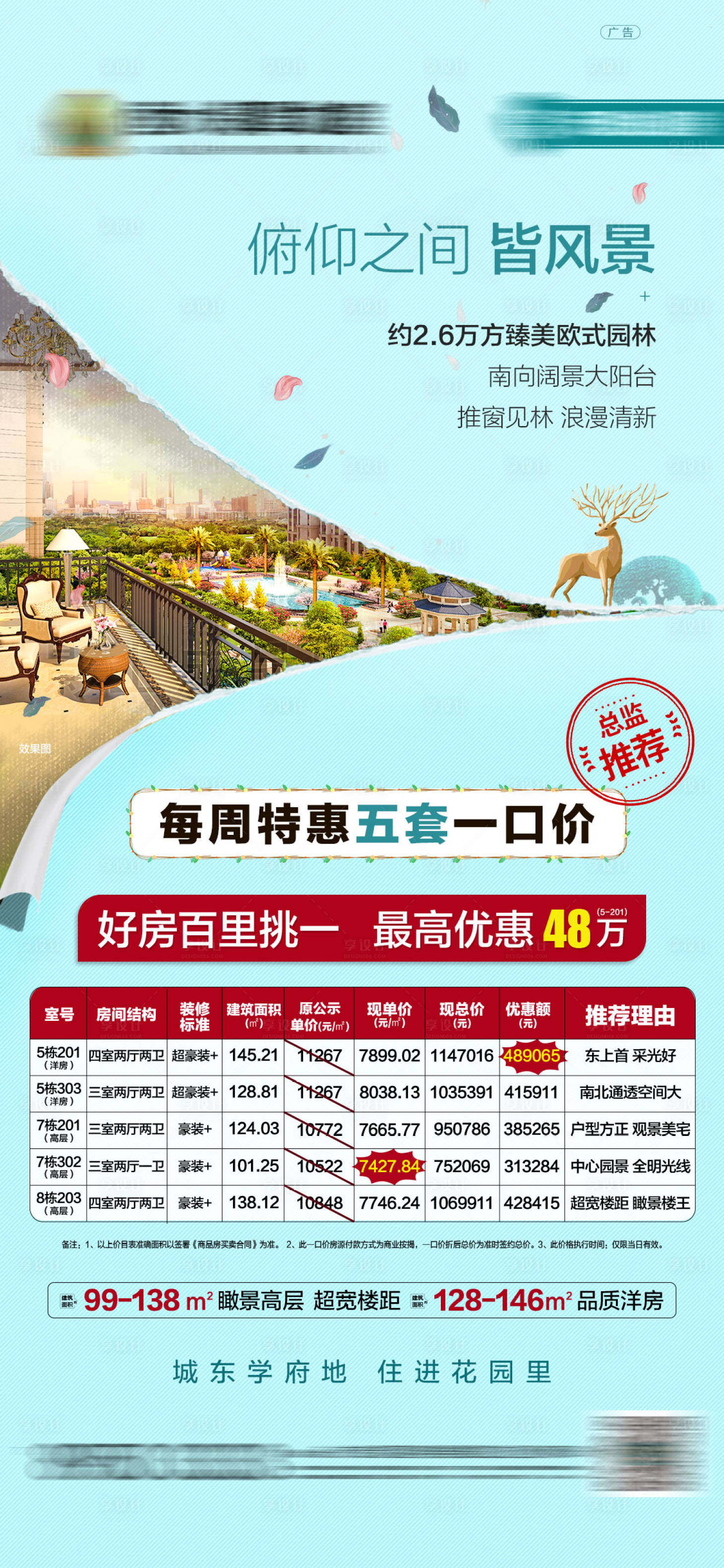 源文件下載【享設(shè)計】搜索編號：60380001779842721【地產(chǎn)一口價特價房海報】