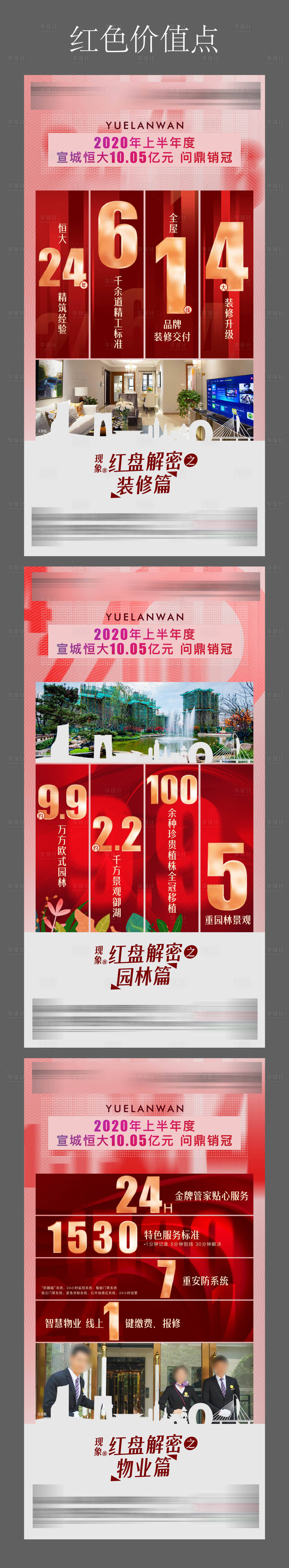源文件下載【享設(shè)計】搜索編號：55630001821323209【紅色價值點系列銷冠海報】