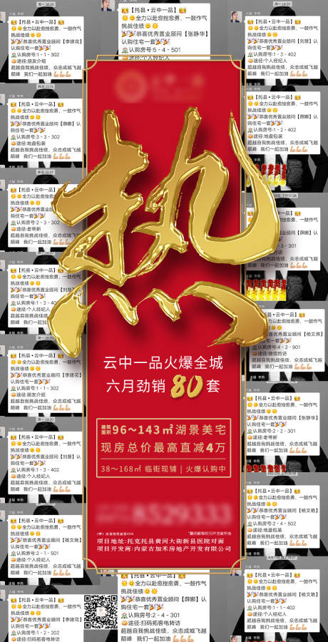 源文件下载【房地产热销喜报海报】编号：19860001692123216
