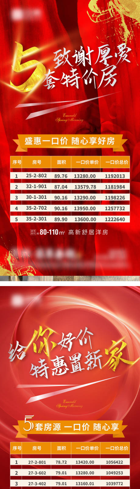 源文件下載【房地產(chǎn)紅金特價房一口價海報】編號：49650001783686487