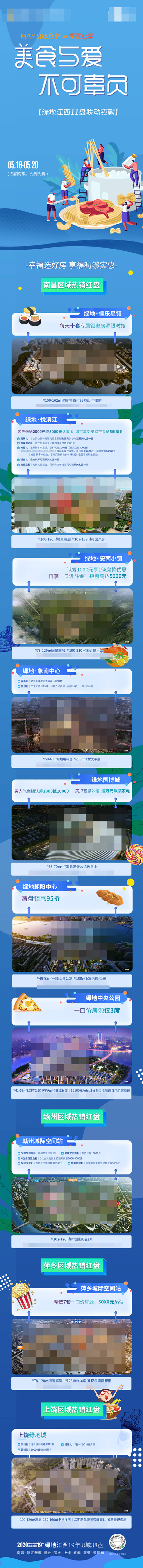 源文件下載【享設計】搜索編號：47620001734236157【美食與愛項目多盤聯動專題設計】