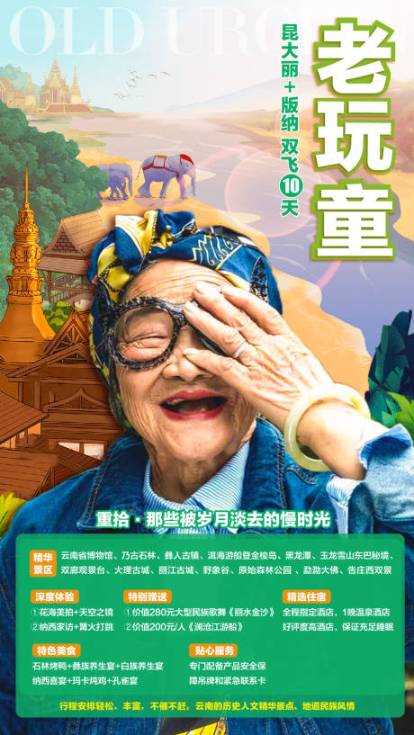 编号：20200831223638626【享设计】源文件下载-云南西双版纳旅游海报