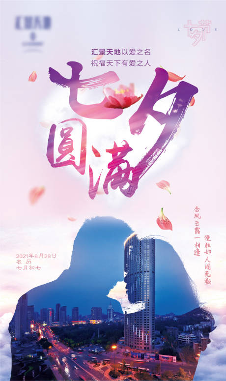 源文件下載【七夕情人節(jié)微信海報(bào)貼片】編號(hào)：82310001728873471