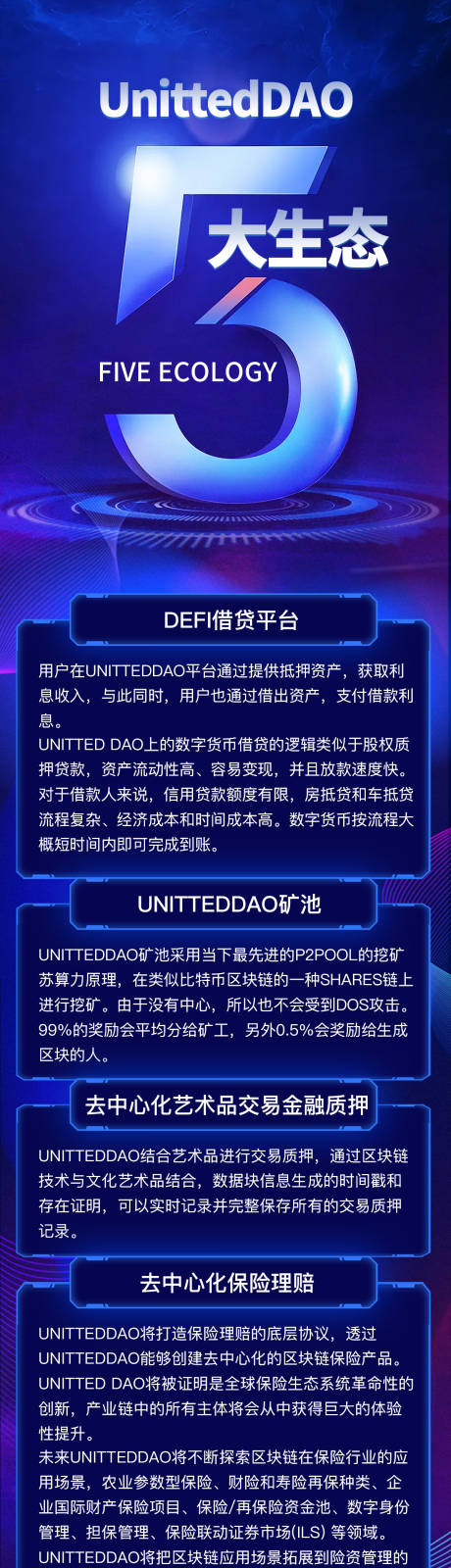 源文件下載【藍色科技區塊鏈長圖海報】編號：75340001581133266