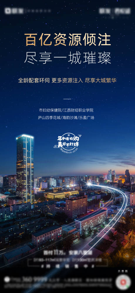 源文件下载【地产城市地段海报】编号：64250001675369704