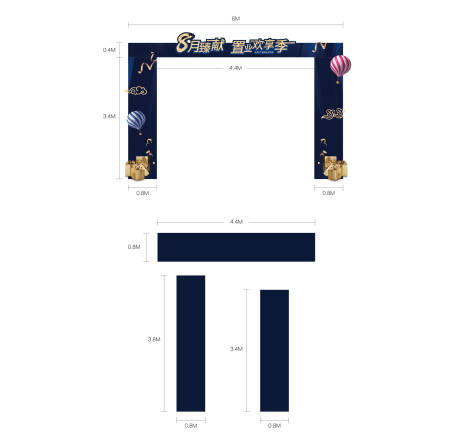 源文件下载【享设计】搜索编号：36490001645972996【地产购房节门头】