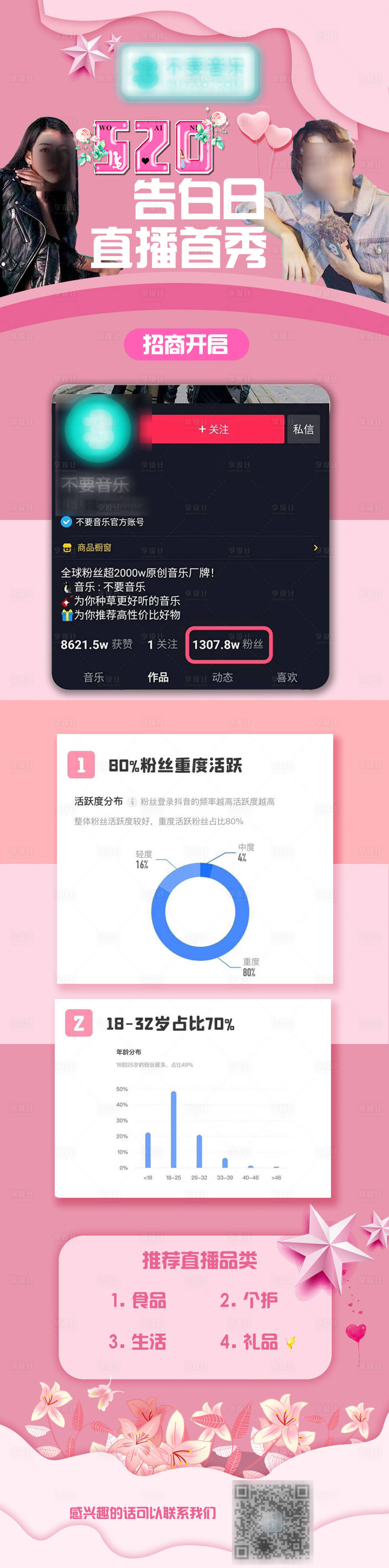 源文件下载【享设计】搜索编号：95550001652515039【直播首秀招商海报】