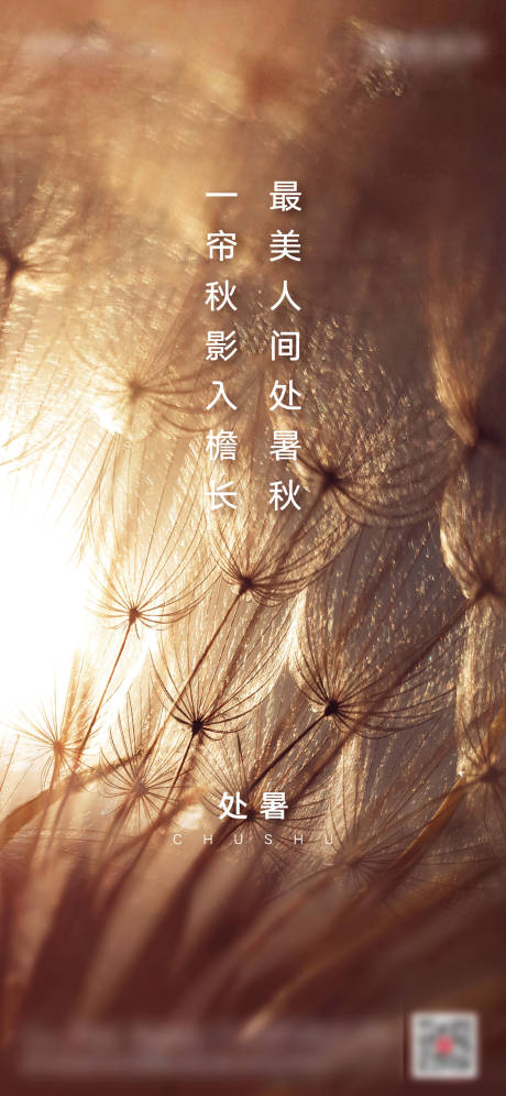 源文件下载【地产处暑刷屏海报】编号：42200001800692696