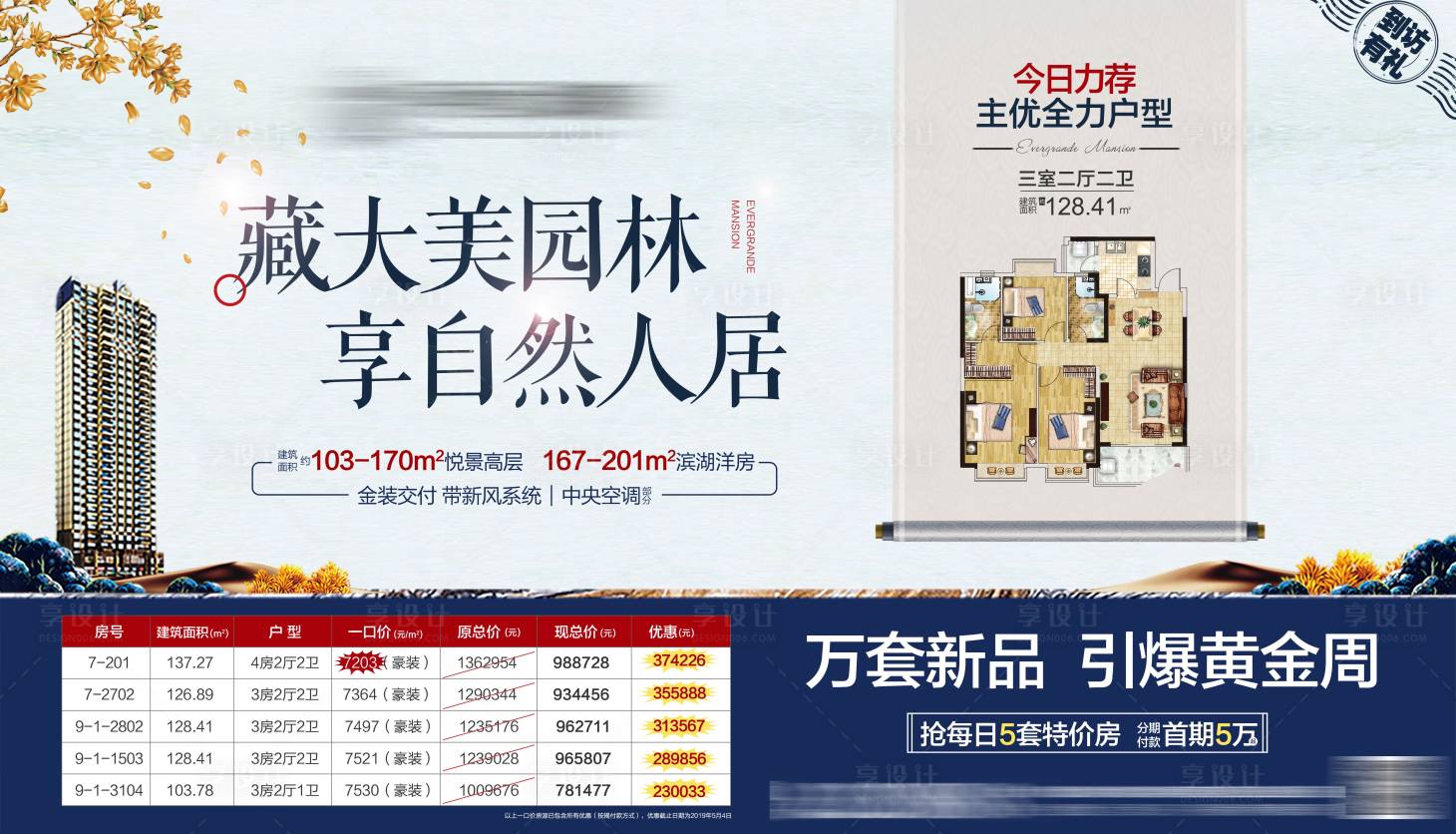 源文件下载【地产户型特价房海报】编号：30160001672528653
