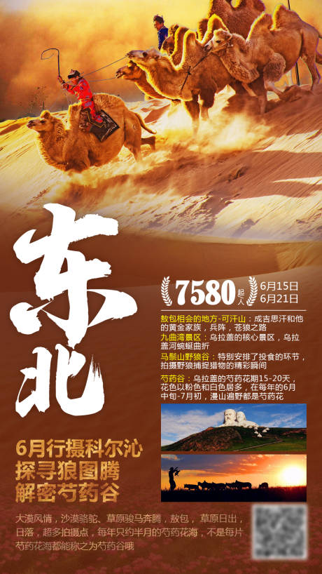 源文件下载【东北荒漠旅游海报】编号：96000001771869116