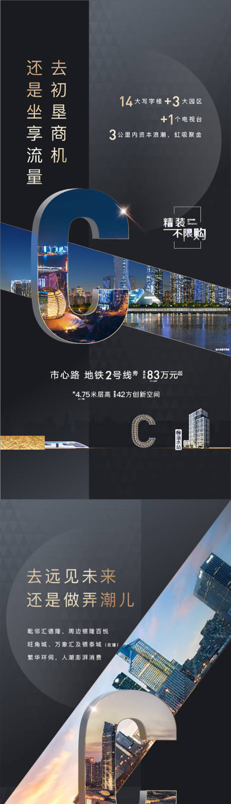 源文件下载【C位繁华价值点系列海报】编号：20200814134651049