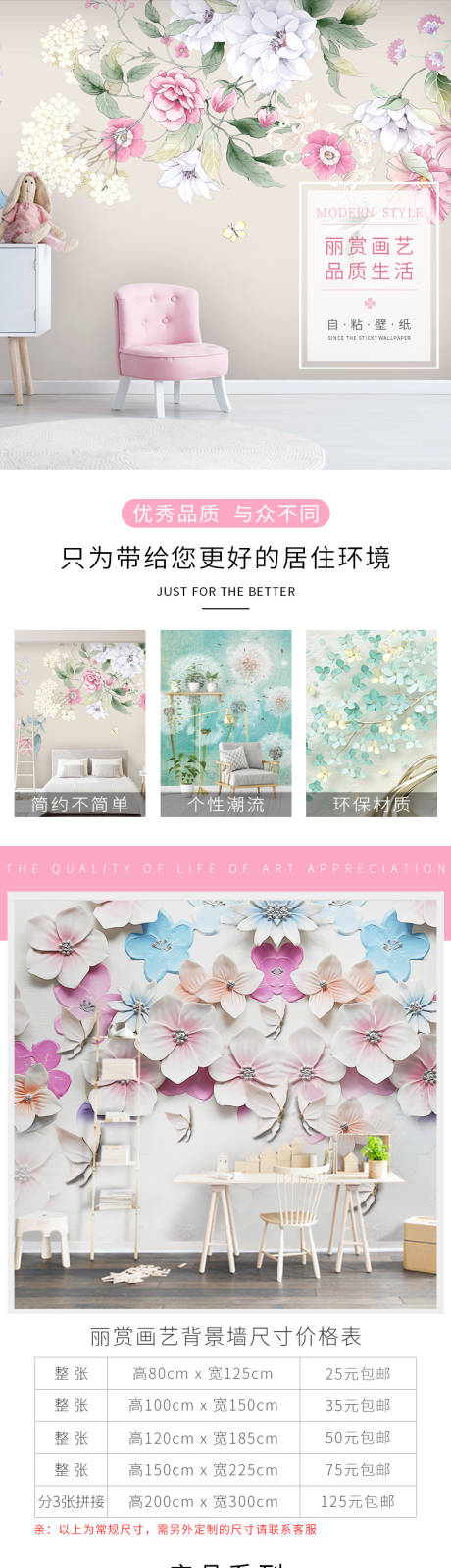 源文件下载【花卉自粘壁纸详情】编号：86570001993418252
