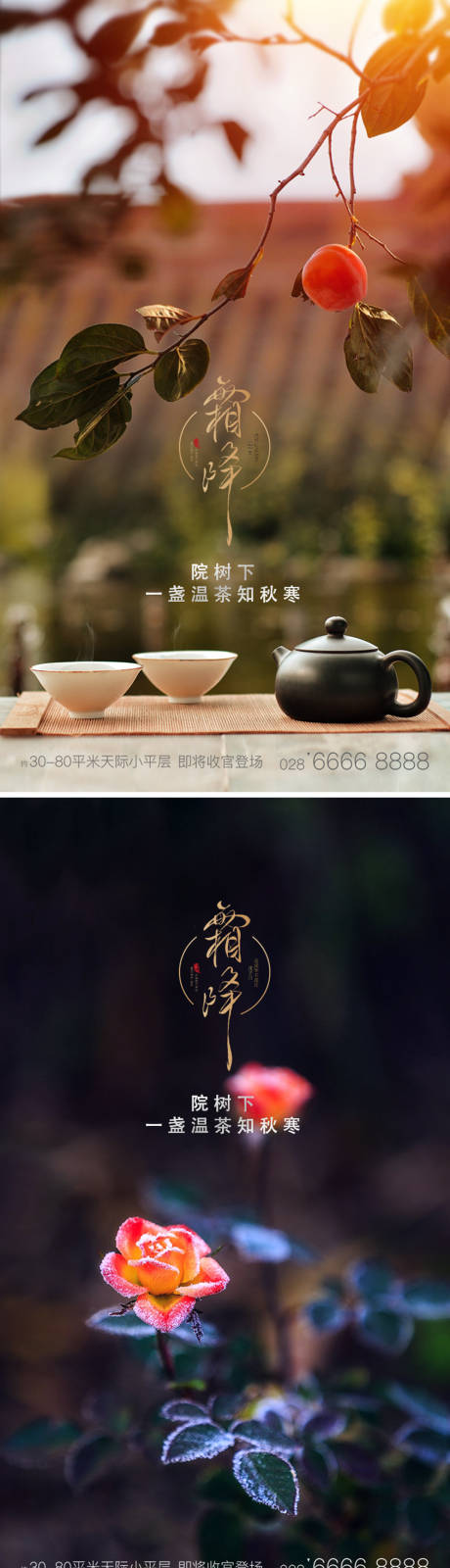 源文件下载【享设计】搜索编号：87110002006892688【霜降海报】
